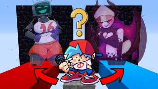 Minecraft Fnf Boyfriend Do Not Choose The Wrong Portal Hex Or Sarvente ?