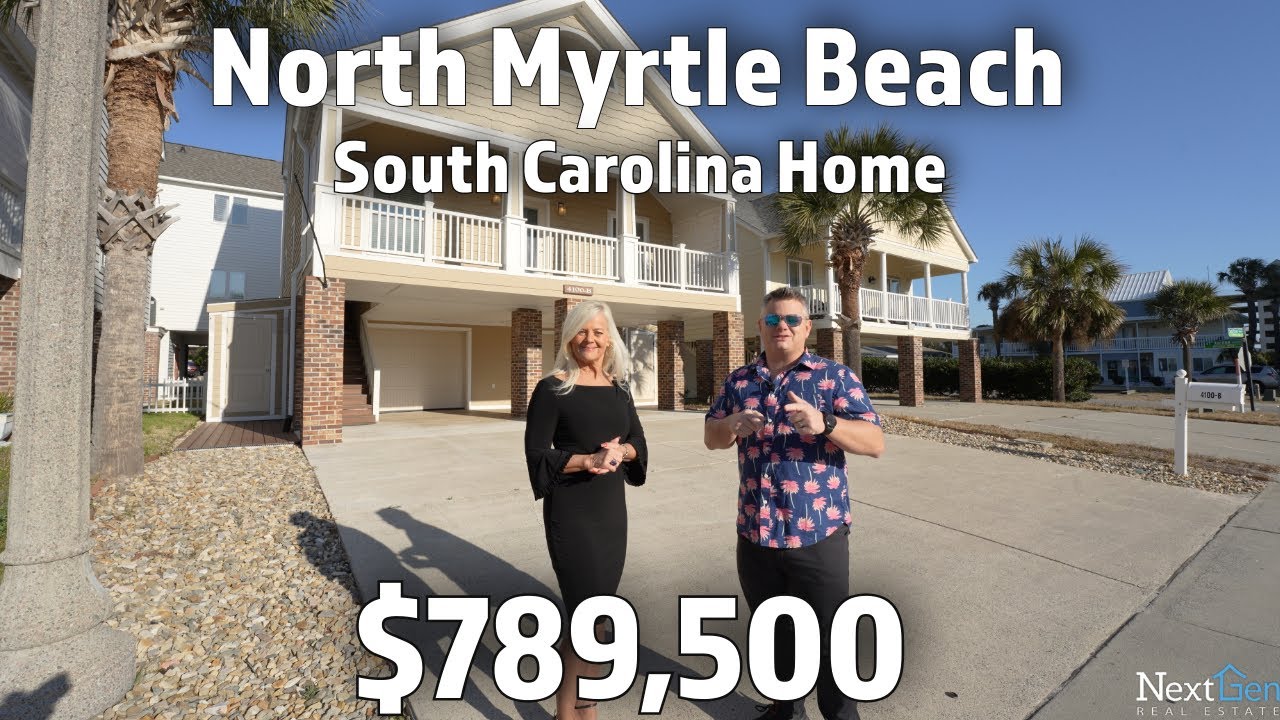 North Myrtle Beach Home For Sale in South Carolina | 4100B S. Ocean Blvd-EST $80k yr Rental Income!