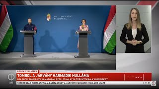 Az operatív törzs tájékoztatója a koronavírus-járvánnyal kapcsolatos fejleményekről