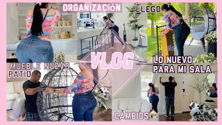 MayVlog#4 |llegó la Nueva Decoración para la Sala |Organizado un poco |Se Ve muy Elegante |NadyVlog