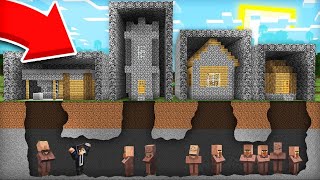 Villageri Su Zarobljeni Unutar Bedrocka Zatvora u Minecraftu