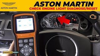 Aston Martin Check Engine Light Diagnose & Reset Vantage (+ Other Aston Models) Foxwell NT530 PLUS