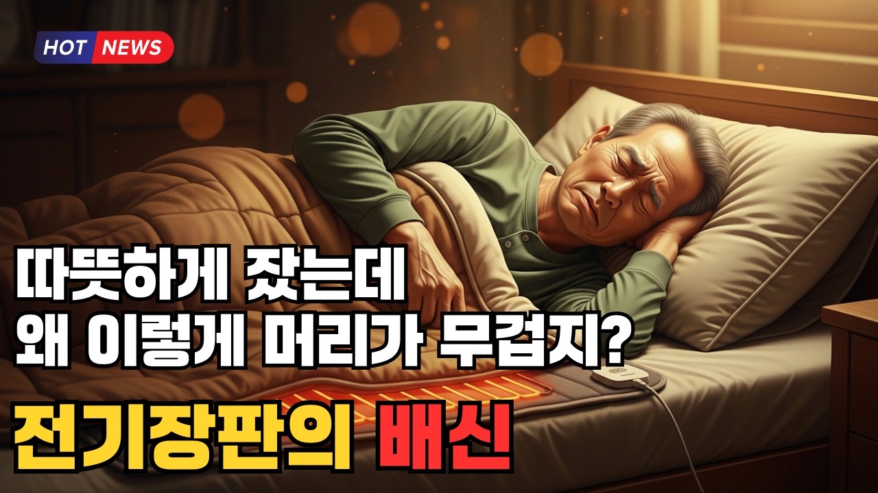 따뜻하게 잤는데 왜 이렇게 머리가 무겁지? 전기장판의 배신