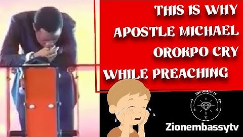 APostle Michael Orokpo cry on the alter while preaching..see why..