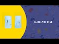 Capillary Rise