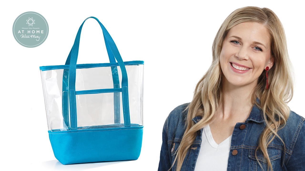 Make a Clear Vinyl Tote Bag with Misty Doan on At Home With Misty (Video  Tutorial) 