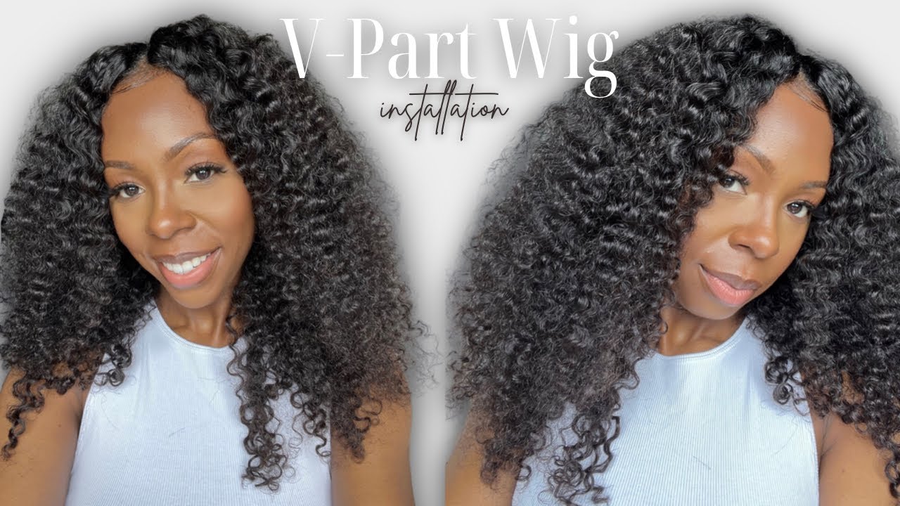 Super easy V-Part Wig| Amazon Prime ft. Domiso Hair