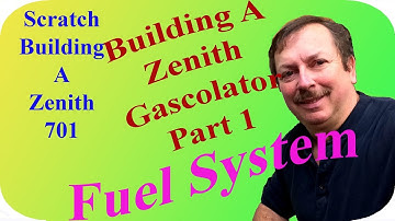 Building a Zenith 701 Experimental Airplane, Building A Gascolator Part 1