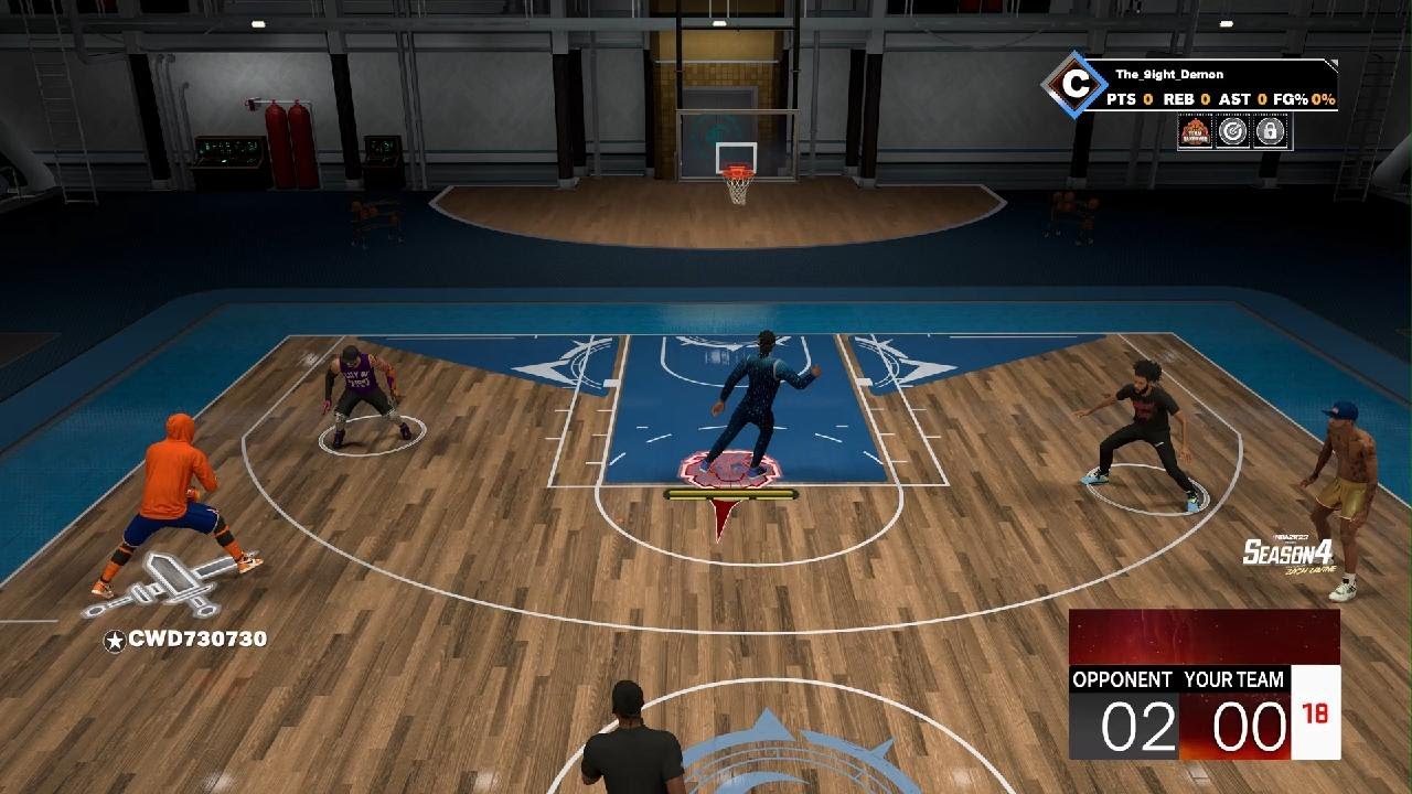 Rim block on 2k23 current gen - YouTube