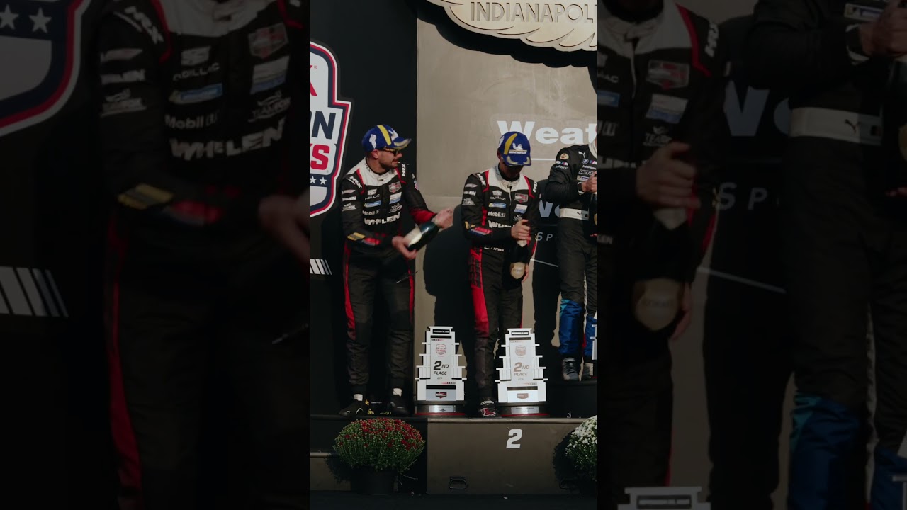 Across the bricks and on the podium 😎