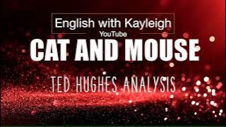 Cat and Mouse | Ted Hughes | Poetry Analysis | Literature | English with Kayleigh