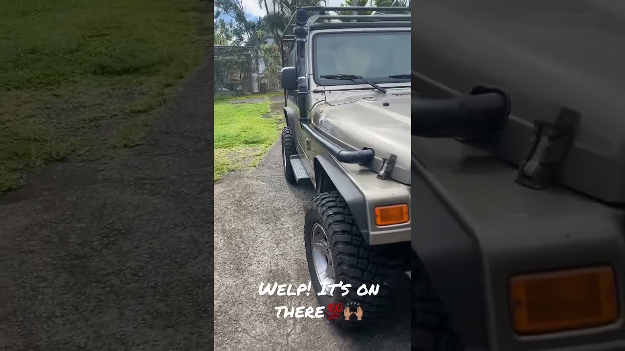 DIY snorkel | Jeep TJ | Budget build