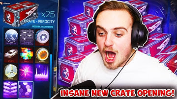 I opened 25 NEW FEROCITY CRATES & the luck was unreal... | BLACK MARKETS, PAINTED EXOTICS & MORE!