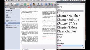 How to work with paragraph styles in iBooks Author