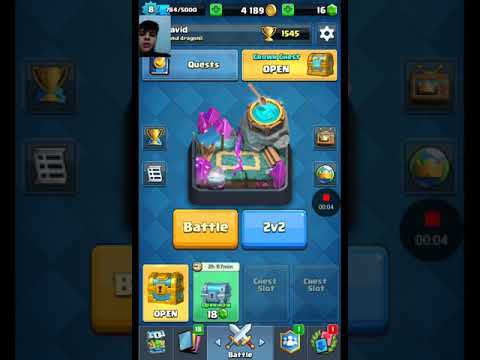 Clash Royale opaning chest