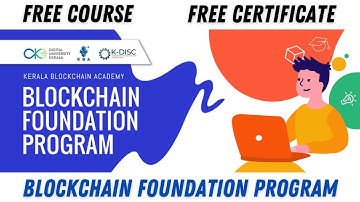Blockchain Free Online Course with Certificate | Free Blockchain Foundation Program
