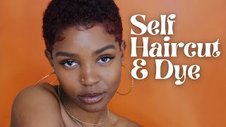 DIY TWA CUT & DYE