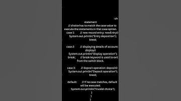 Switch case statement work in Java #shorts
