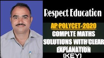 AP Polycet 2020(KEY), Set B Solved with explanation. (Questions 41-50)