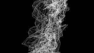 polygonal difuse form // abstract grid smoke // footage // free download