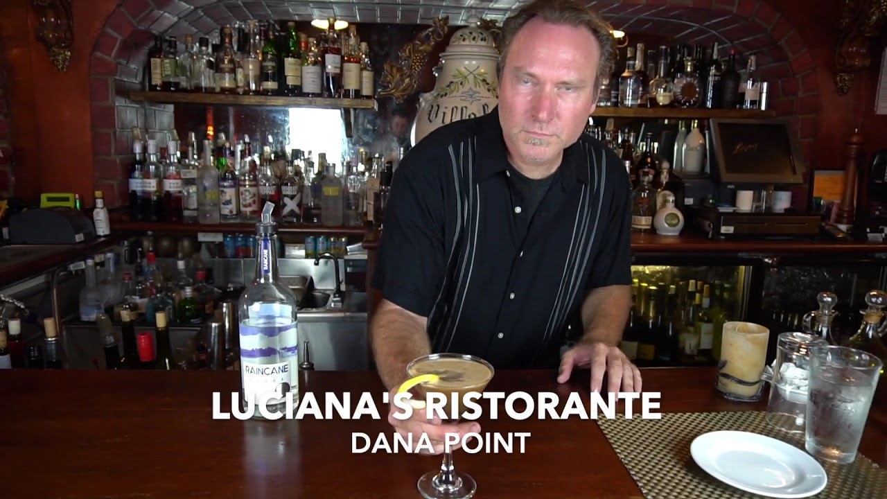 Reigncane Vodka - Raincane Mocha Martini by Luciana's Ristorante in Dana Point, CA