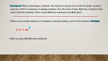 Statistics: Counting Principle or Counting Rules in English Saima Academy