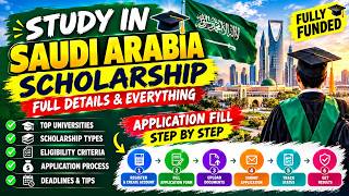 Saudi Arabia Scholarships 2026 | Step-by-Step Application Process