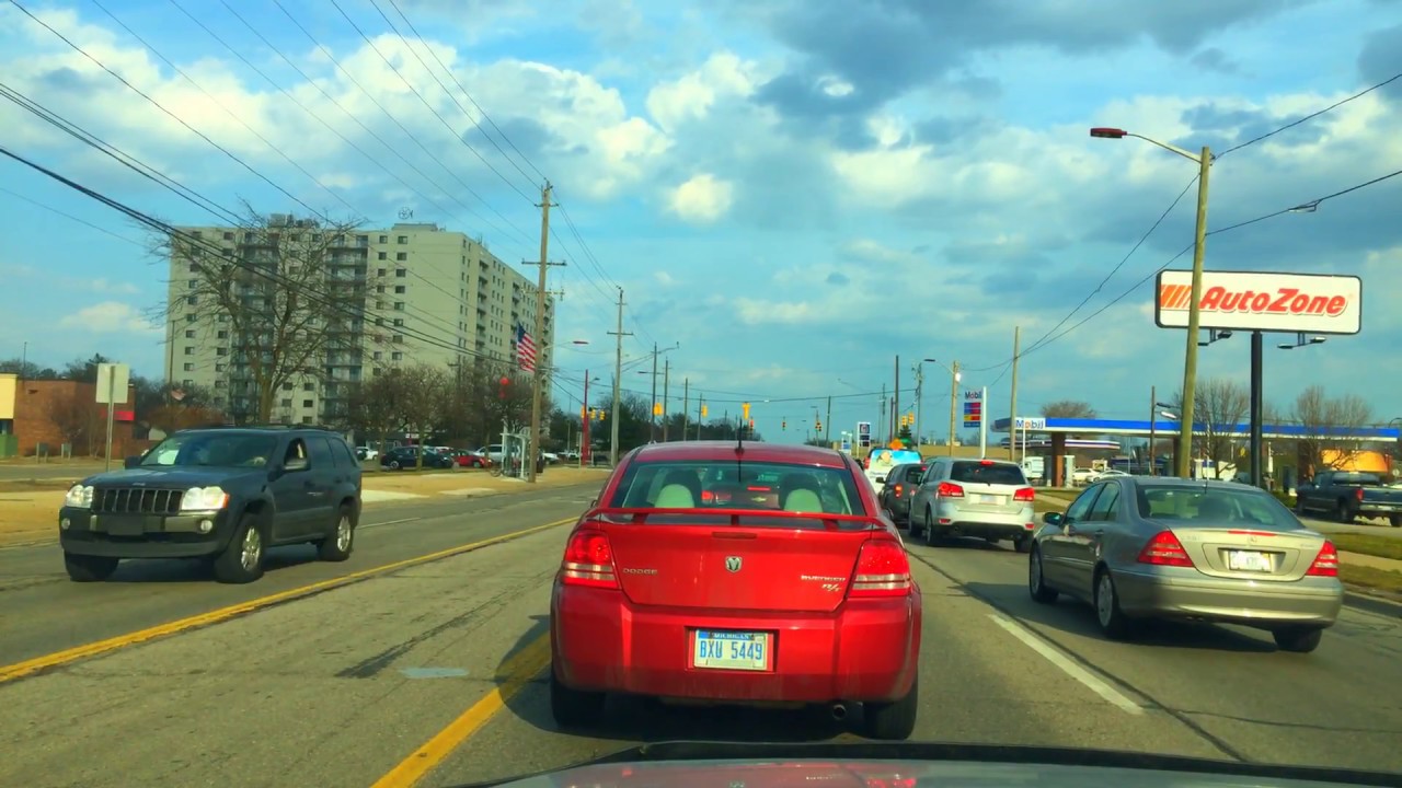 Live broadcast Driving from Warren, MI to Detroit, MI Mar 24, 2017, 5