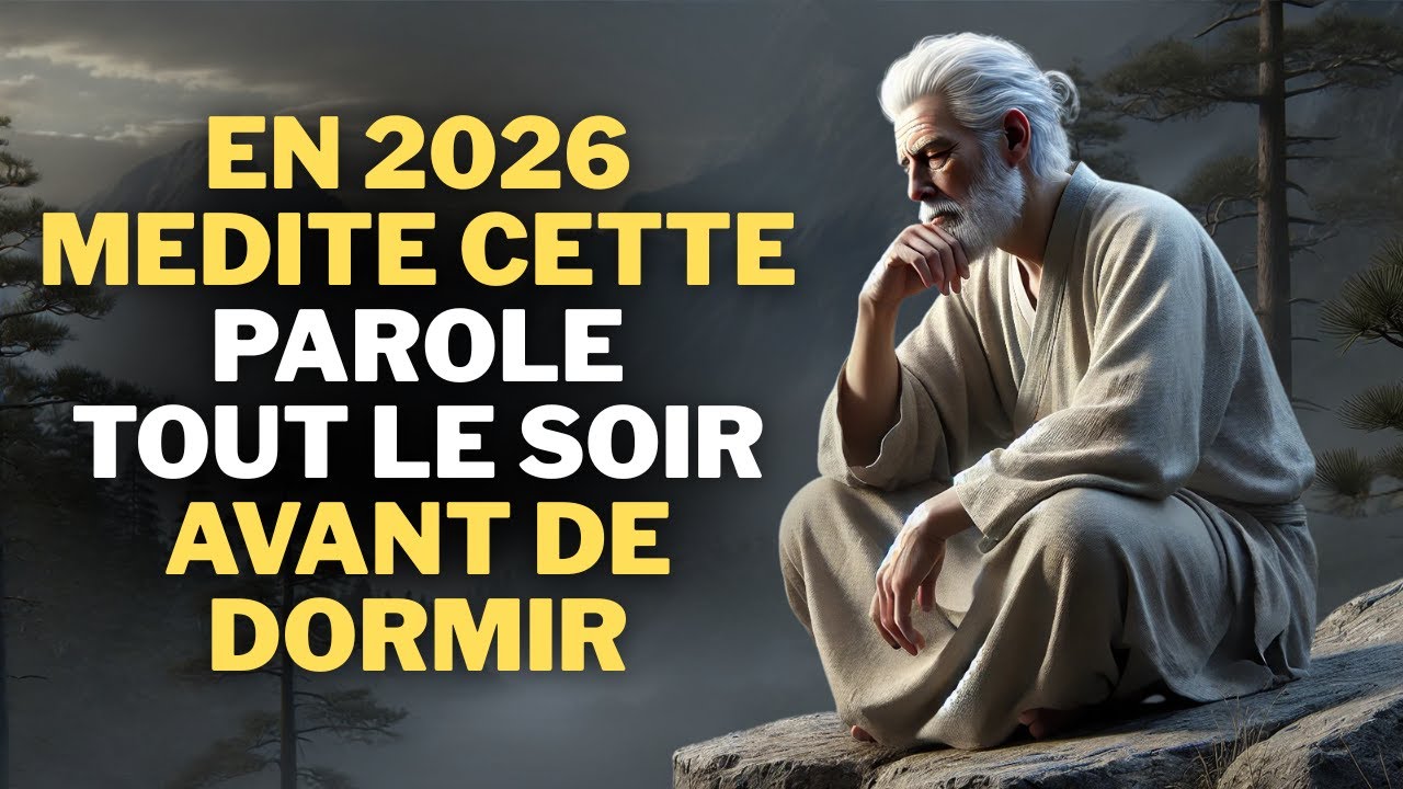 Médite cette parole tout le soir en 2026 et laisse Dieu agir pendant ton sommeil