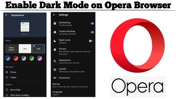 How to Enable Dark Mode on Opera Browser | Turn on Dark Theme on Opera Browser | Techno Logic