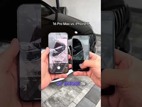 iPhone 16 Pro Max vs iPhone X : Camera Comparison 💀 #iphone #shorts