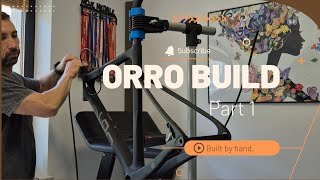 Orro road/triathlon bike build pt.1 — home garage, basic tools, online instructions