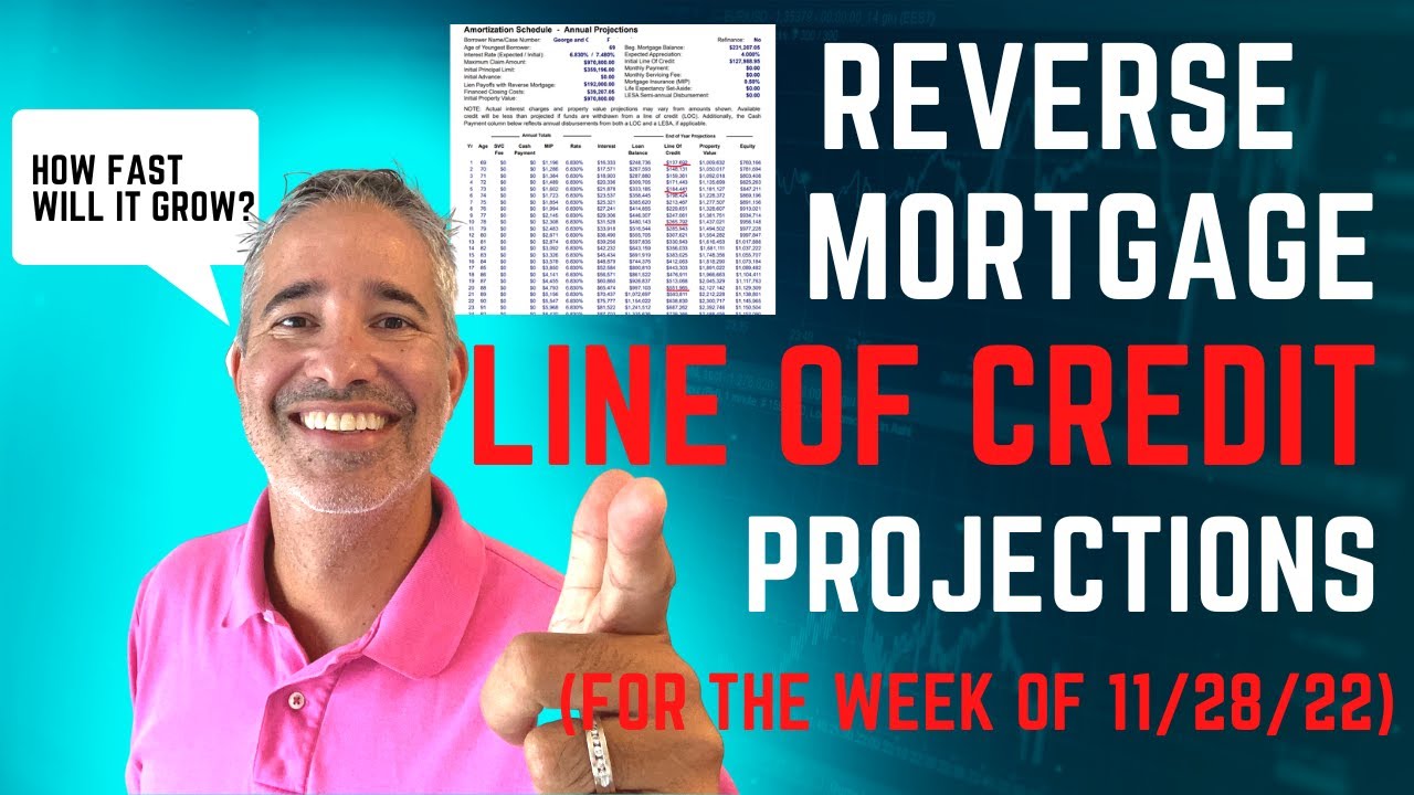 Reverse Mortgage Line of Credit Growth from November 2022 YouTube