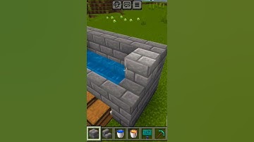 How to make cobblestone farm in Minecraft #minecraft #shorts #short #farm #minecraftshorts