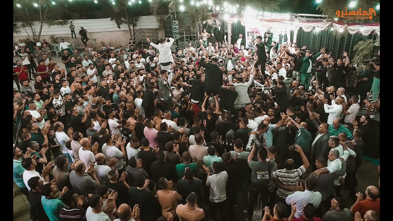 الفنان طارق ابو عليا يضرب حيفا و ما بعد حيفا في حشد جماهيري من استقبال العريسين وافي و محمد هرشة