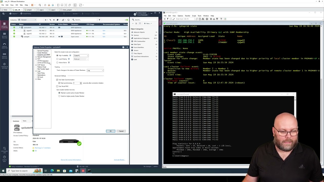 How to Initiate Check Point Cluster Failover