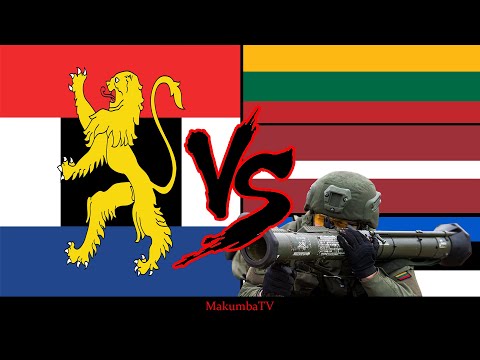 Benelux Union vs Baltic states 2021 | Military Power Comparison