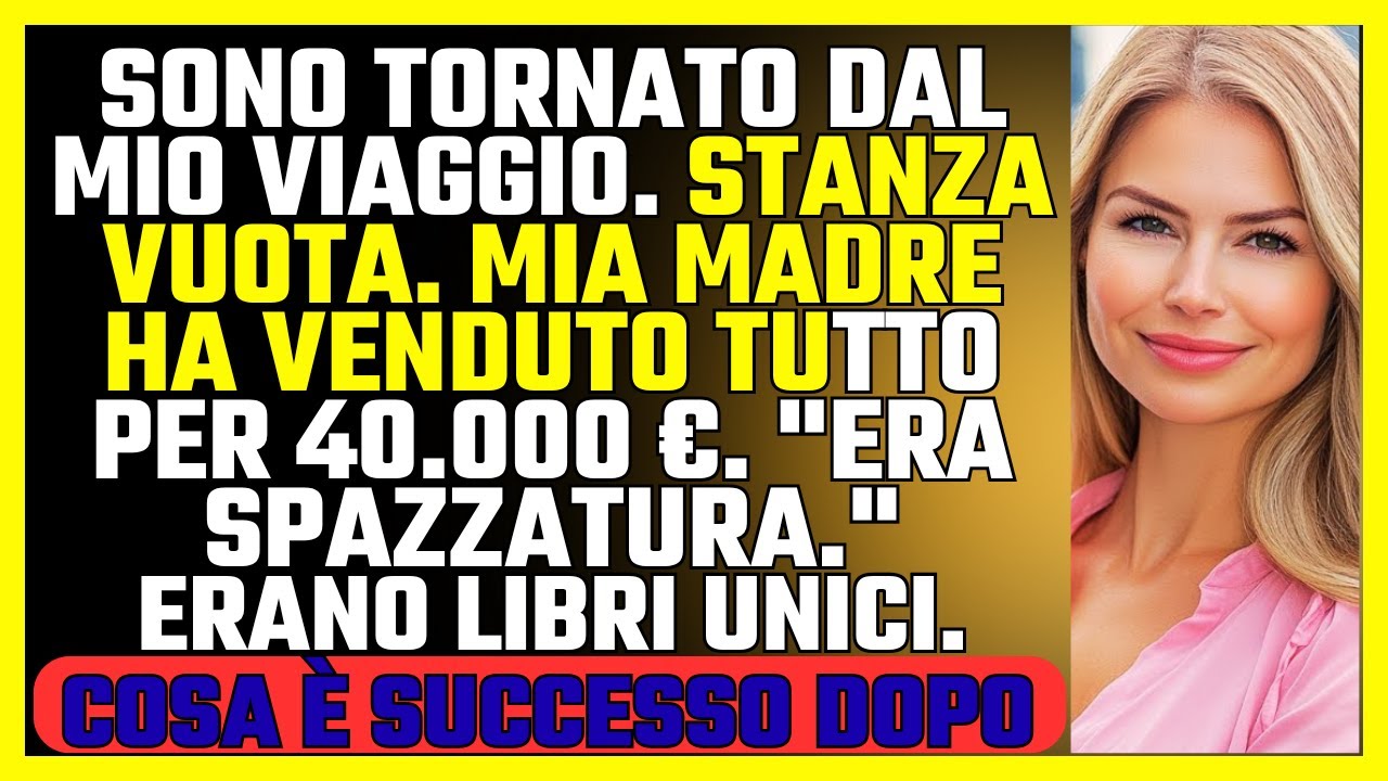 MIA MADRE HA VENDUTO LIBRI RARI PER 40.000 EURO: 