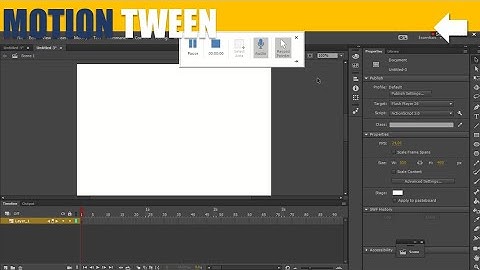 cara membuat Motion Tween / Adobe Animate / Animasi 2d
