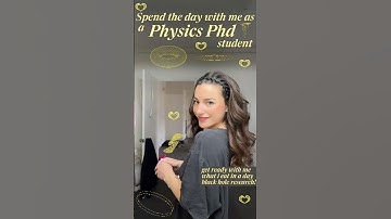 Day in my life as a Physics PhD student