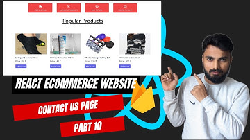 React Ecommerce Website Part 11  | About Us & Popular Products | Tutorial In Hindi
