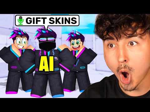 I found a AI MINIBLOXIA SCAMMING in Roblox Rivals...
