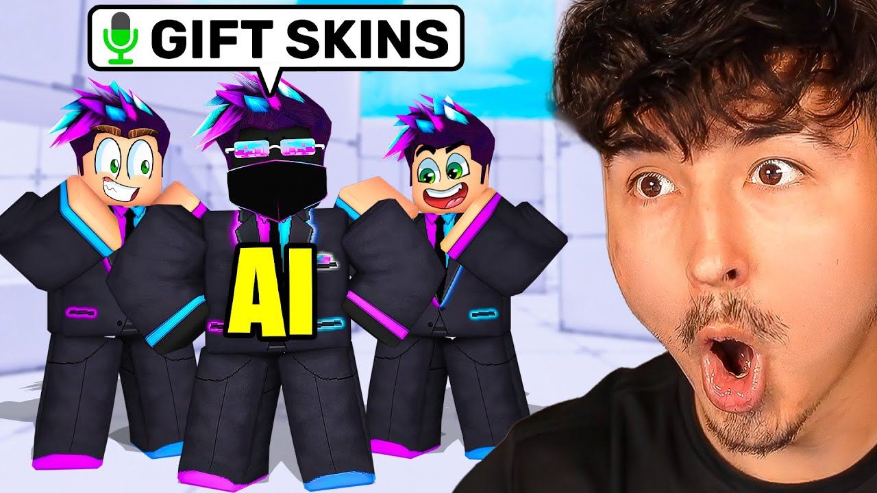 I found a AI MINIBLOXIA SCAMMING in Roblox Rivals...