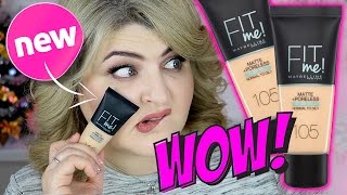 WOW! ТЕСТ-ДРАЙВ НОВОГО ТОНАЛЬНОГО КРЕМА MAYBELLINE FIT ME! - Видео от Diana Suvorova