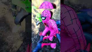 Spider-Man Bros Face Minecraft Ghosts in a Haunted House - Part 13 #shorts