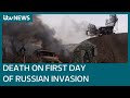 Peace in europe shattered as russia attacks ukraine on multiple fronts  itv news