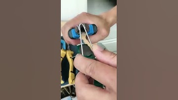 Cách làm móc khóa inox thủ công đơn giản #Shorts