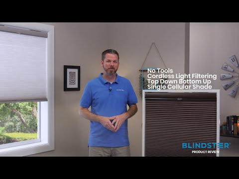 No Tools Cellular Shades