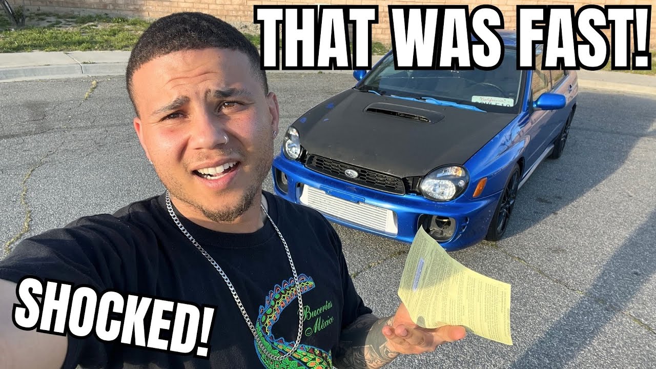 INSTALLING NEW PARTS ON THE 02 WRX AND GOT STATE REFFED RIGHT AFTER