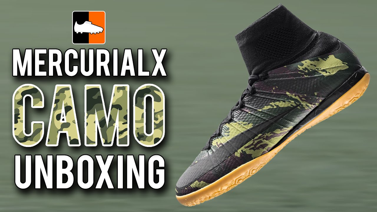 Camo MercurialX Proximo Unboxing | Nike FootballX IC & Turf Shoes
